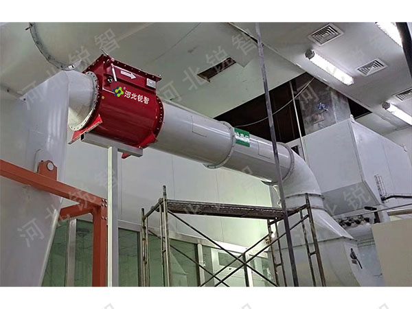 隔爆翻板閥安裝